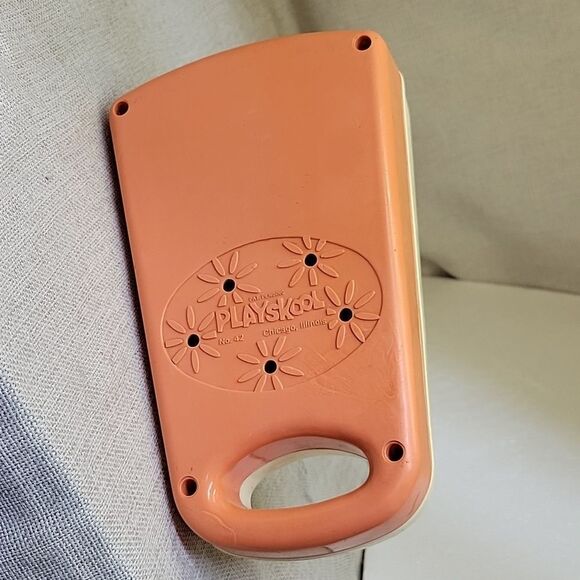 1970’s Vintage Wood PlaySkool Work Bench, Bell Stacker, Roller Chimes - Picture 12 of 12